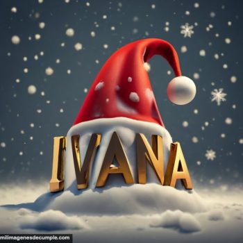 Feliz navidad nombre ivana